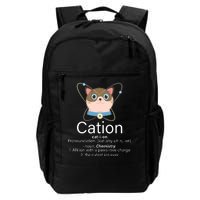 Cation Science Joke Funny Daily Commute Backpack