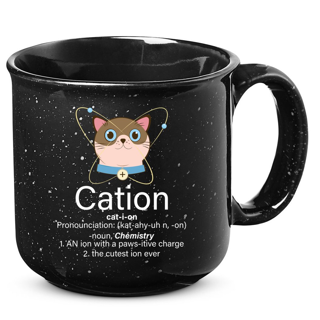 Cation Science Joke Funny 15oz Campfire Ceramic Mug