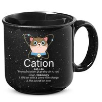 Cation Science Joke Funny 15oz Campfire Ceramic Mug