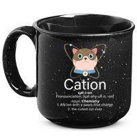 Cation Science Joke Funny 15oz Campfire Ceramic Mug