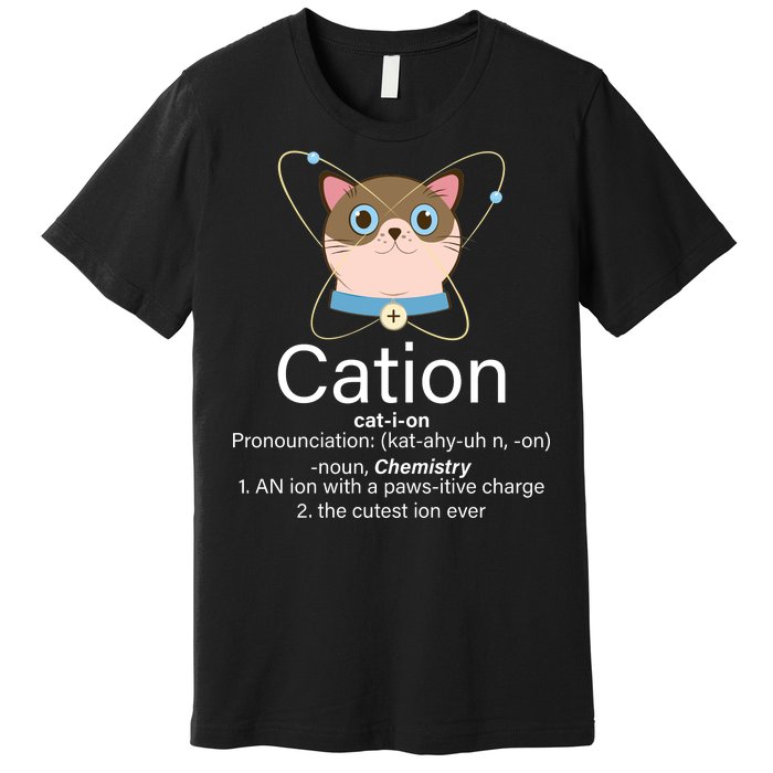 Cation Science Joke Funny Premium T-Shirt