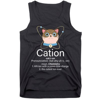 Cation Science Joke Funny Tank Top