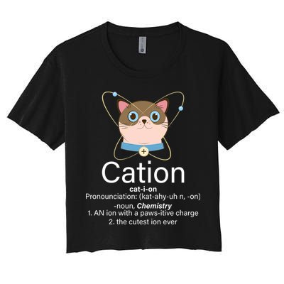 Cation Science Joke Funny Crop Top