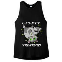 Catnip Freakout Ladies PosiCharge Tri-Blend Wicking Tank