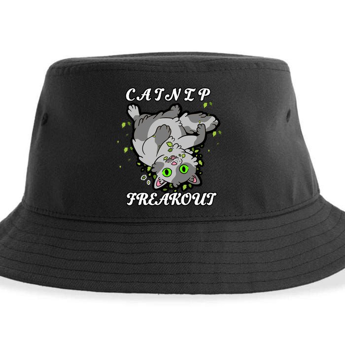 Catnip Freakout Sustainable Bucket Hat