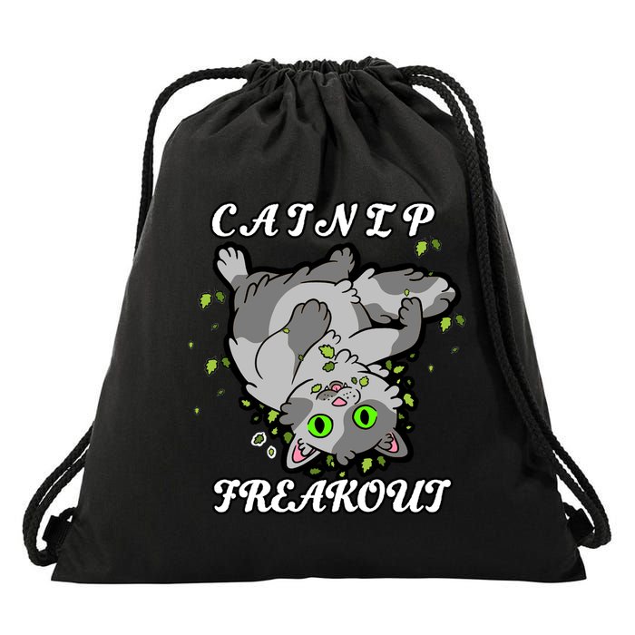 Catnip Freakout Drawstring Bag
