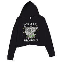 Catnip Freakout Crop Fleece Hoodie