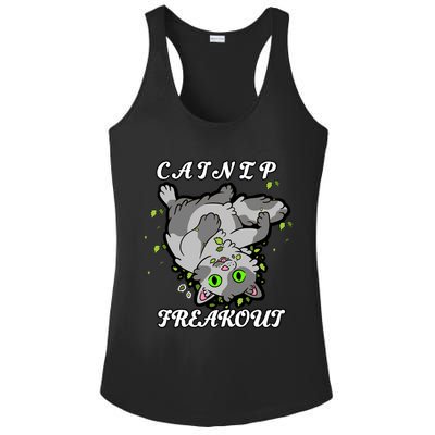 Catnip Freakout Ladies PosiCharge Competitor Racerback Tank