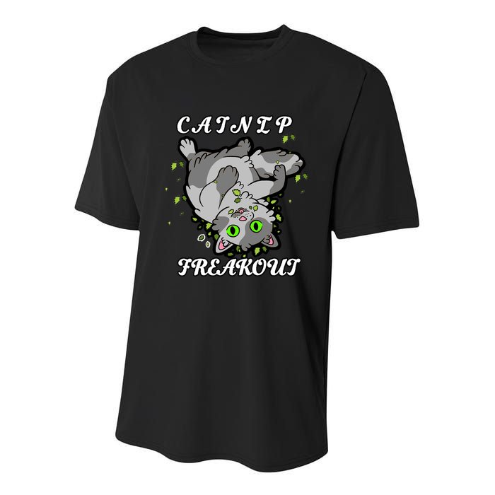 Catnip Freakout Youth Performance Sprint T-Shirt