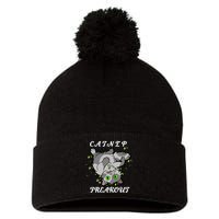 Catnip Freakout Pom Pom 12in Knit Beanie