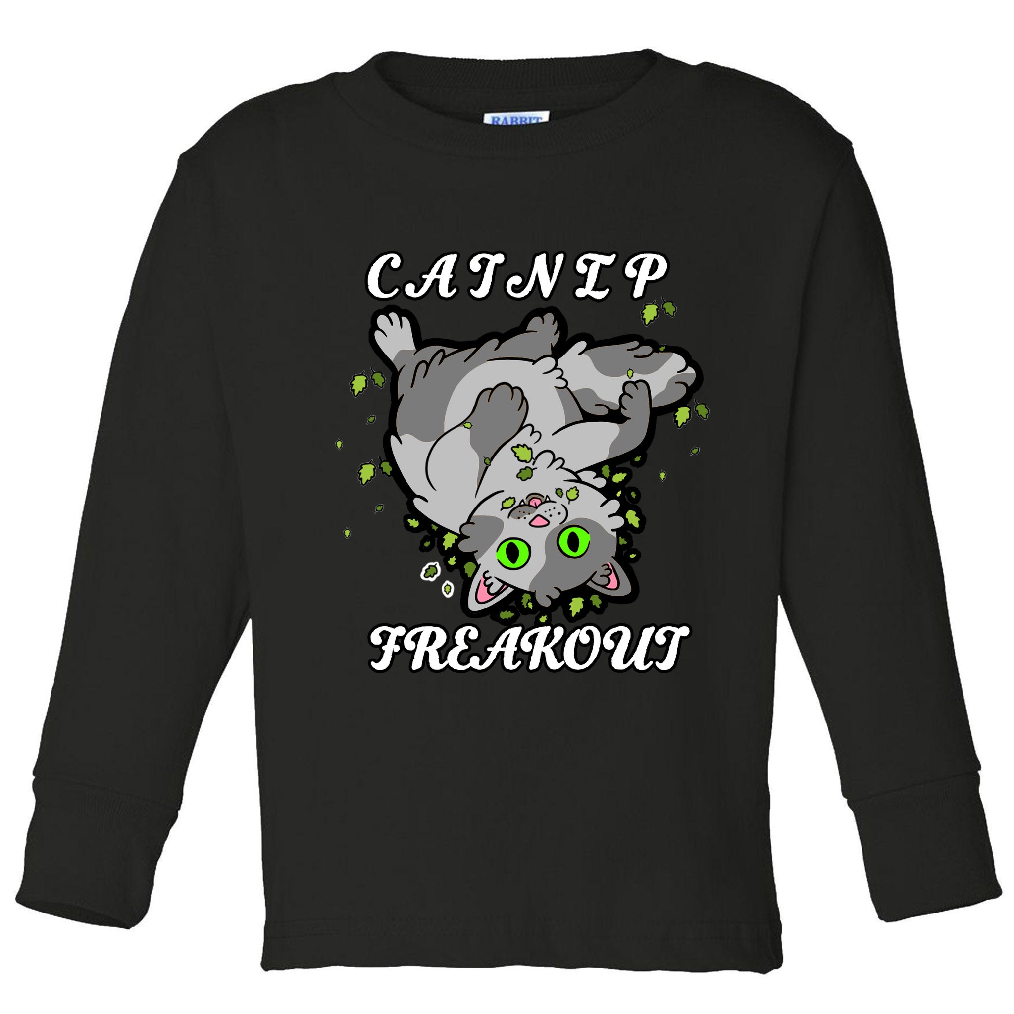 Catnip Freakout Toddler Long Sleeve Shirt