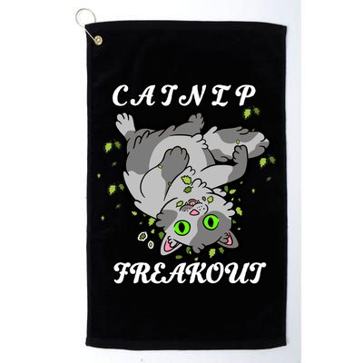 Catnip Freakout Golf Towel