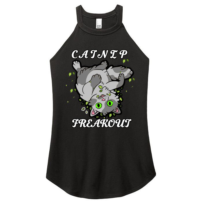 Catnip Freakout Women's Perfect Tri Rocker Tank
