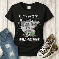Catnip Freakout Womens T-Shirt