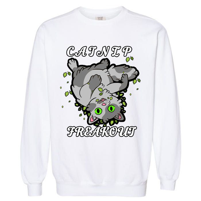 Catnip Freakout Garment-Dyed Sweatshirt