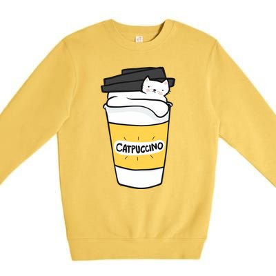 Catpuccino Premium Crewneck Sweatshirt