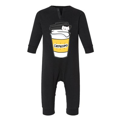 Catpuccino Infant Fleece One Piece