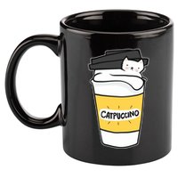 Catpuccino 11oz C Handle Ceramic Mug