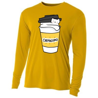 Catpuccino Cooling Performance Long Sleeve Crew