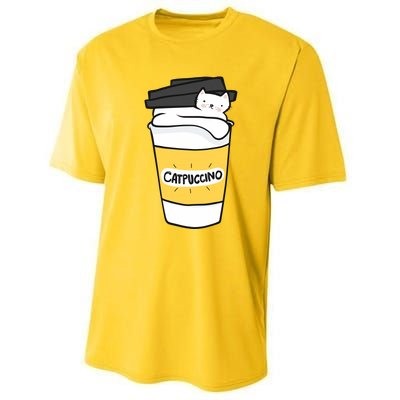 Catpuccino Performance Sprint T-Shirt