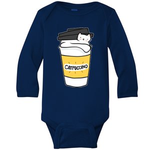 Catpuccino Baby Long Sleeve Bodysuit