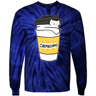 Catpuccino Tie-Dye Long Sleeve Shirt