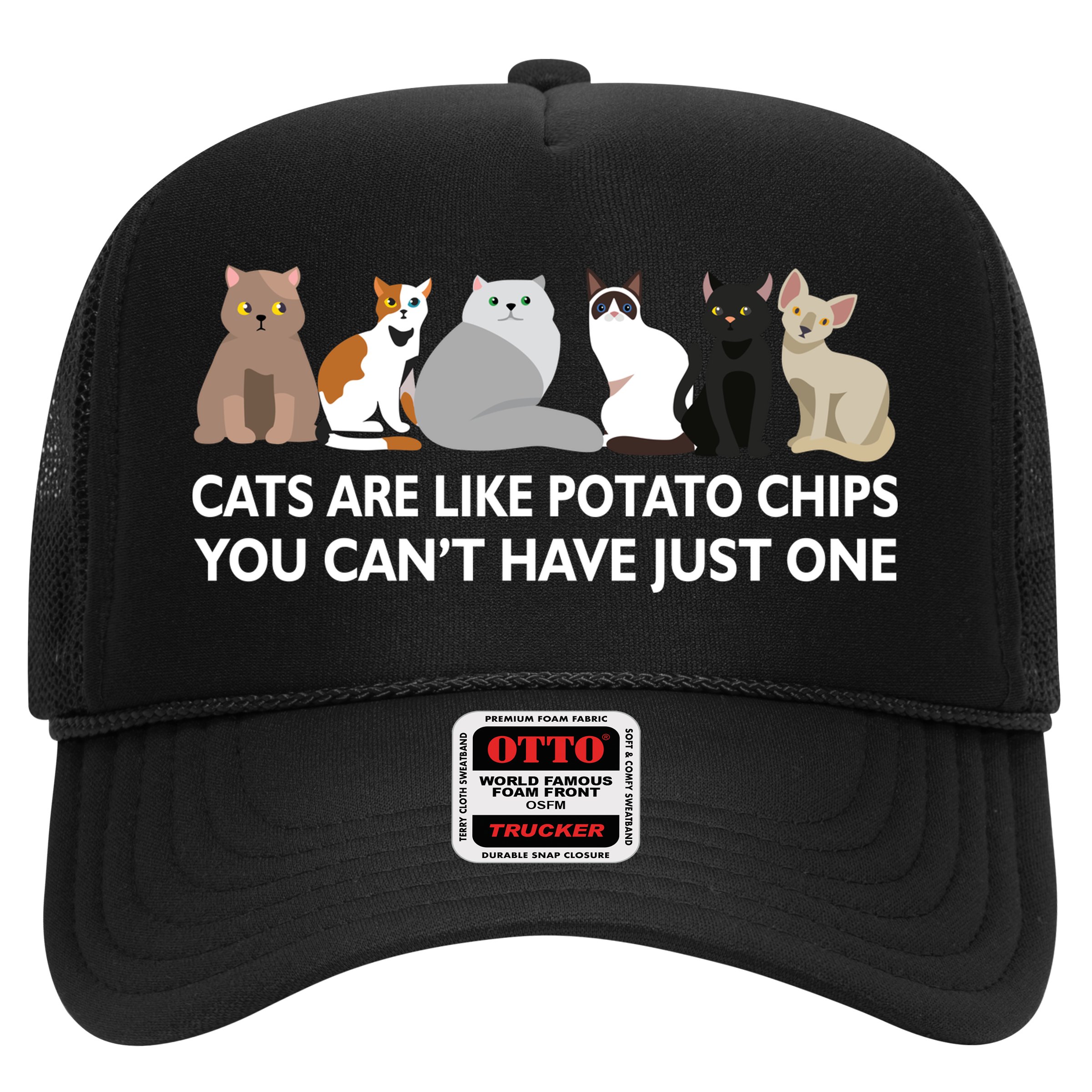 Cats Are Like Potato Chips Hat