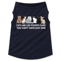 Cats Are Like Potato Chips Doggie Tank