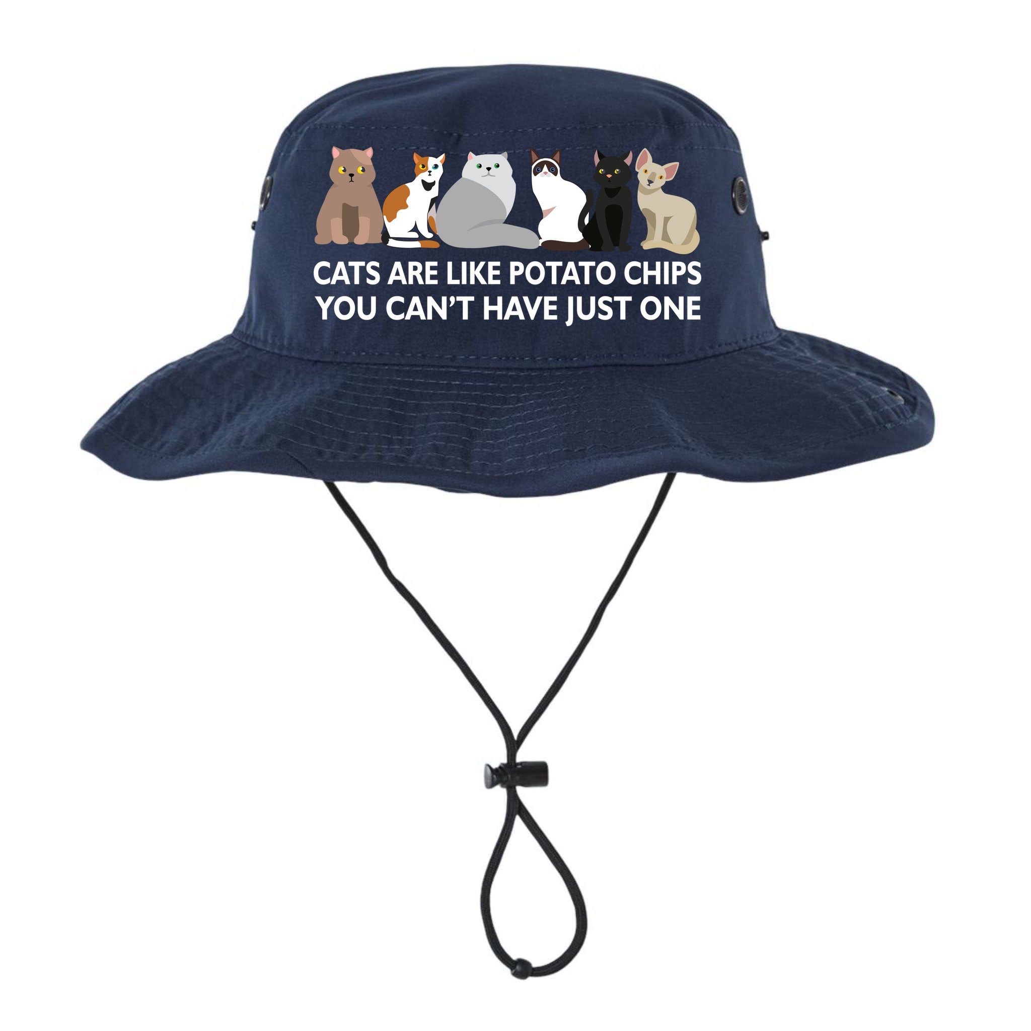 Cats Are Like Potato Chips Bucket Hat