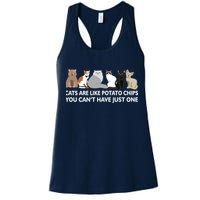 Cats Are Like Potato Chips Womens Tank Top