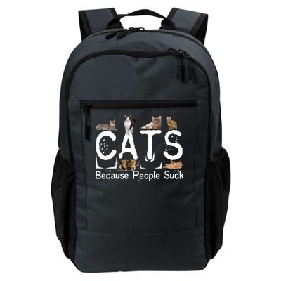 Cats Because People Suck Daily Commute Backpack