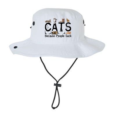 Cats Because People Suck Legacy Cool Fit Booney Bucket Hat