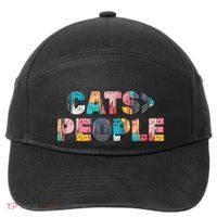 Cats Greater Than People 7-Panel Snapback Hat