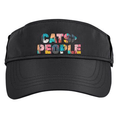 Cats Greater Than People Adult Drive Performance Visor