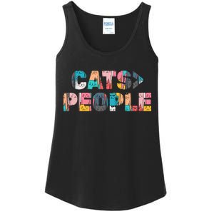 Cats Greater Than People Ladies Essential Tank