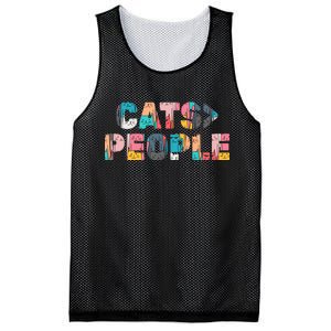 Cats Greater Than People Mesh Reversible Basketball Jersey Tank