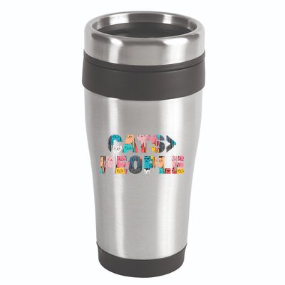 Cats Greater Than People 16oz Travel Tumbler