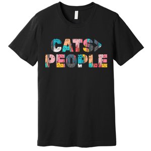 Cats Greater Than People Premium T-Shirt