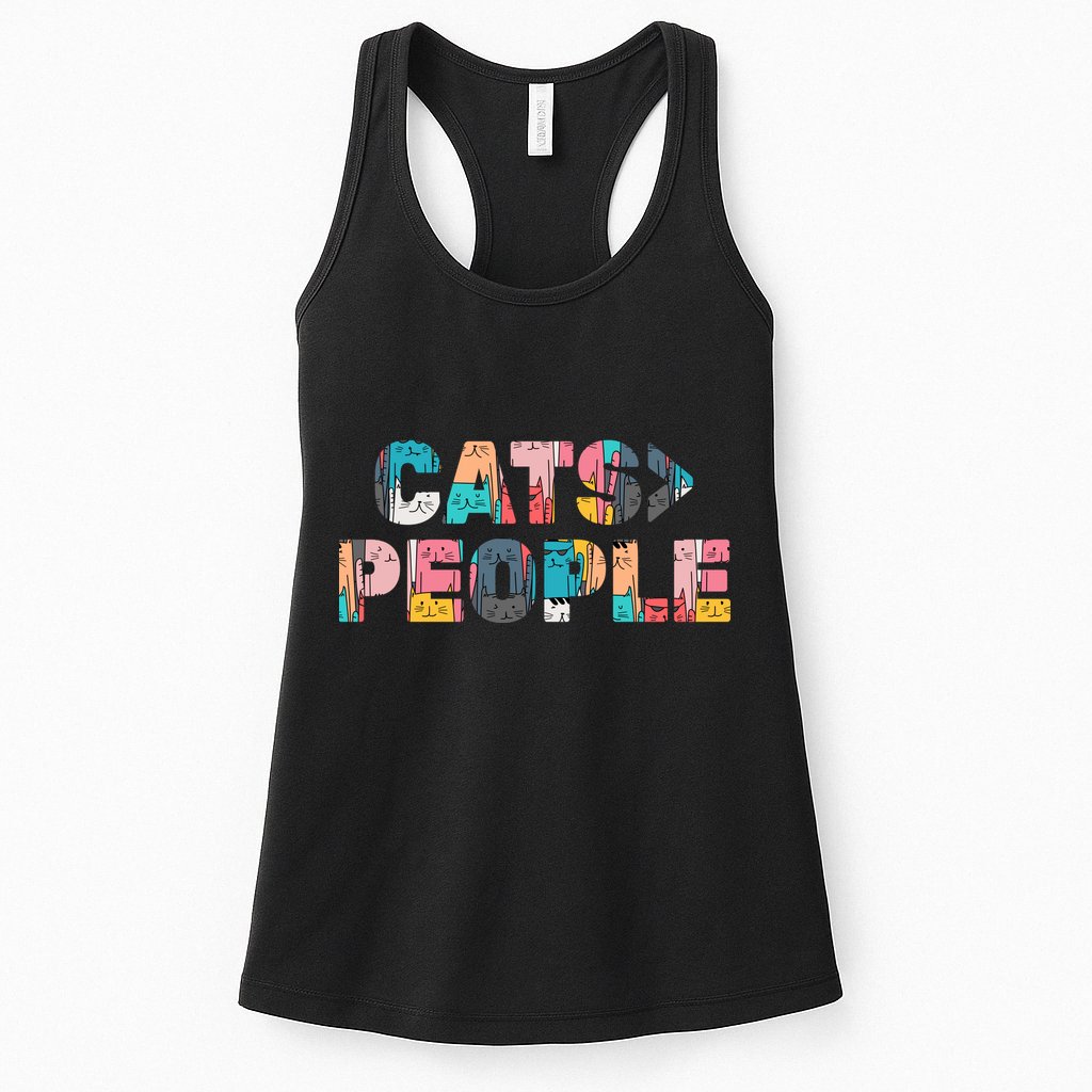 Cats Greater Than People Womens Tank Top