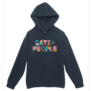 Cats Greater Than People Urban Pullover Hoodie