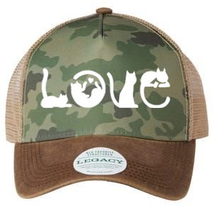 Cats Love Logo Legacy Tie Dye Trucker Hat