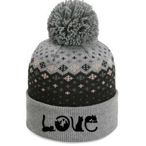 Cats Love Logo The Baniff Cuffed Pom Beanie