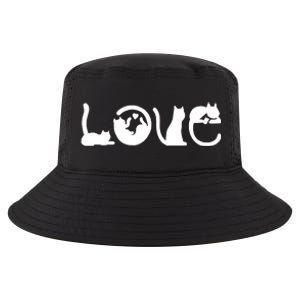 Cats Love Logo Cool Comfort Performance Bucket Hat