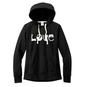 Cats Love Logo Women's Fleece Hoodie