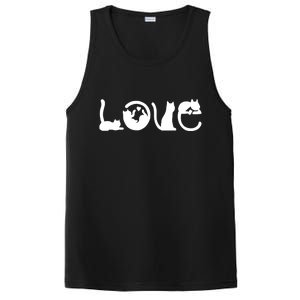 Cats Love Logo PosiCharge Competitor Tank