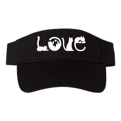 Cats Love Logo Visor