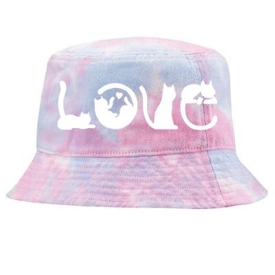 Cats Love Logo Tie-Dyed Bucket Hat