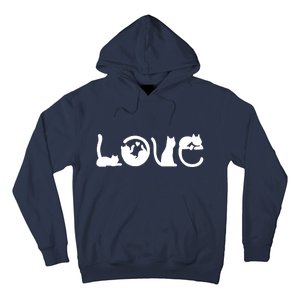 Cats Love Logo Hoodie