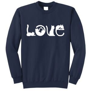 Cats Love Logo Sweatshirt