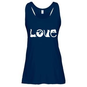 Cats Love Logo Ladies Essential Flowy Tank